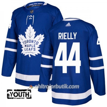 Barn Ishockey Toronto Maple Leafs Tröja Morgan Rielly 44 Adidas 2017-2018 Blå Authentic
